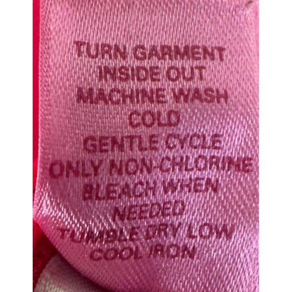 Victorias Secret Pink NFL Buccaneers 76 Mesh Jersey Shirt M Sequined Sparkly - Picture 8 of 12